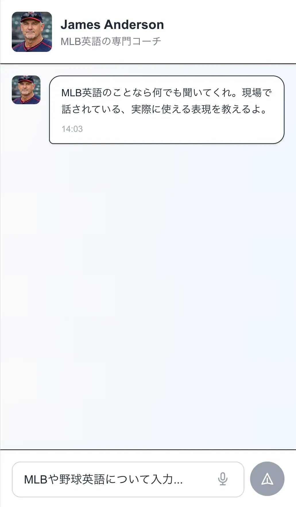 チャット画面 1